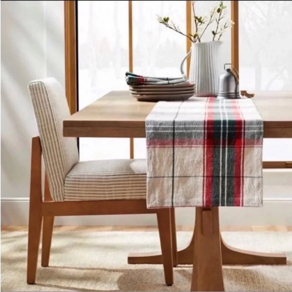 Holiday Plaid Table Runner Red/Green - Hearth & Hand with Magnolia 2023